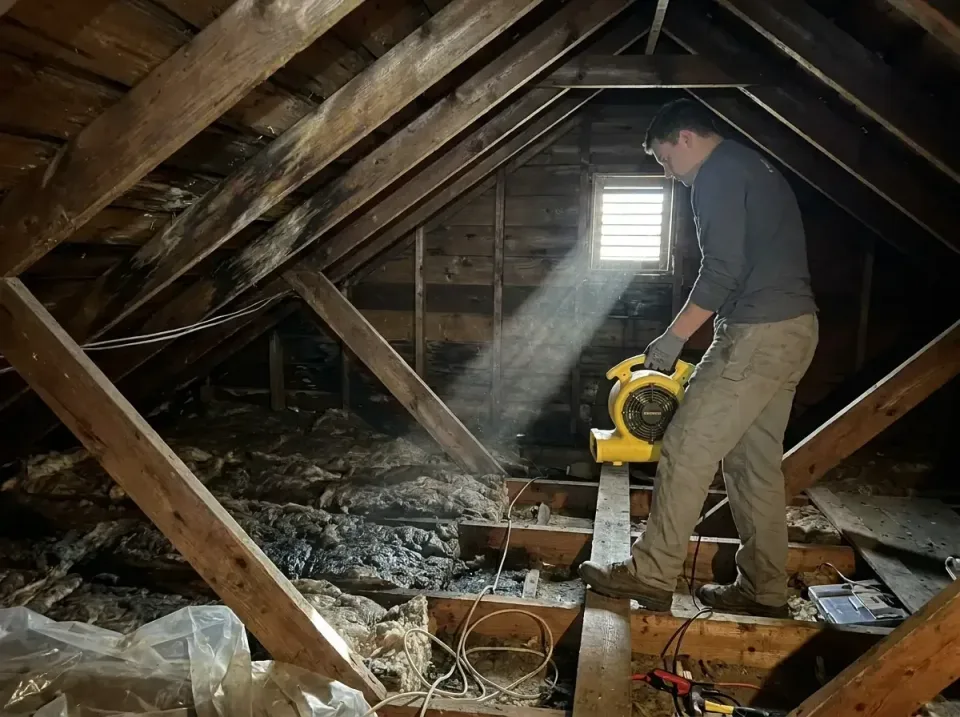 attic-water-damage-drying-proc-007 — frequently asked questions, Emergency Water Extraction & 24/7 Flood Response in Utica,…
